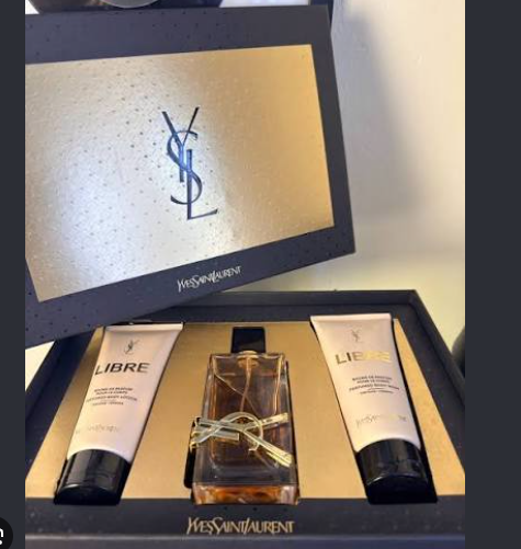 Coffret YvesSaintLaurent Parfum + Body wash + Body lotion